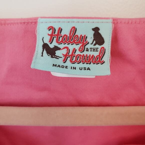 Haley & The Hound Women's Pink Sleeveless V Neck Dress Size 12 - Picture 3 of 5